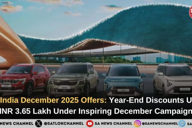 Kia India December 2025 Offers: Year-End Discounts Up to INR 3.65 Lakh Under Inspiring December Campaign