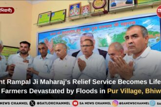 Solution to 1500 Acres of Waterlogging in Pur Village, Bhiwani By Saint Rampal Ji Maharaj
