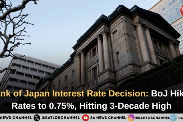 Bank of Japan Interest Rate Decision: BoJ Hikes Rates to 0.75%, Hitting 3-Decade High