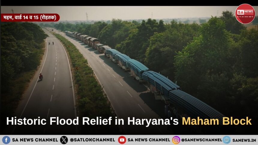Historic Flood Relief in Haryana's Maham Block