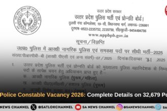 UP Police Constable Vacancy 2026: Complete Details on 32,679 Posts