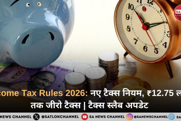 Income Tax Rules 2026: नए टैक्स नियम, ₹12.75 लाख तक जीरो टैक्स