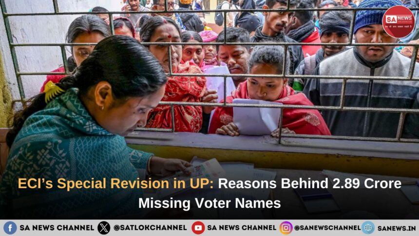 ECI’s Special Revision in UP: Reasons Behind 2.89 Crore Missing Voter Names