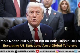 Trump Nod to 500% Tariff Bill on India-Russia Oil Trade