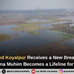 Flood relief work gives new life to Koyalpur village in Jhajjar district, Haryana.