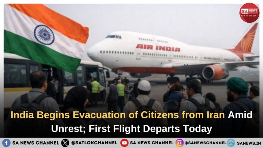 India Begins Evacuation of Citizens from Iran Amid Unrest