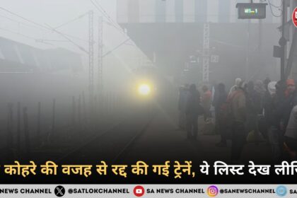 घने कोहरे की वजह से रद्द की गई ट्रेनें, ये लिस्ट देख लीजिए