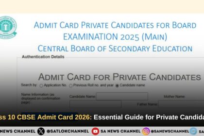 Class 10 CBSE Admit Card 2026: Essential Guide for Private Candidates