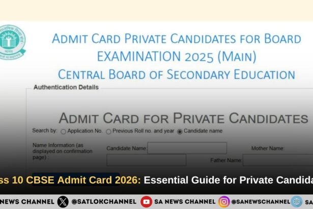 Class 10 CBSE Admit Card 2026: Essential Guide for Private Candidates