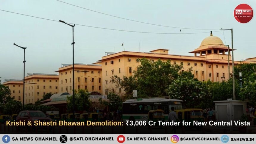 End of an Era Krishi and Shastri Bhawan Set for Demolition to Build New Central Secretariat