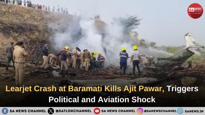 Learjet Crash at Baramati Kills Ajit Pawar, Triggers Political and Aviation Shock