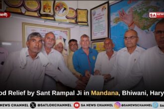 Flood Relief by Sant Rampal Ji in Mandana, Bhiwani, Haryana