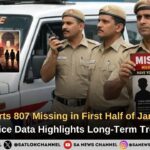 Delhi Reports 807 Missing in First Half of January 2026; Police Data Highlights Long-Term Trend
