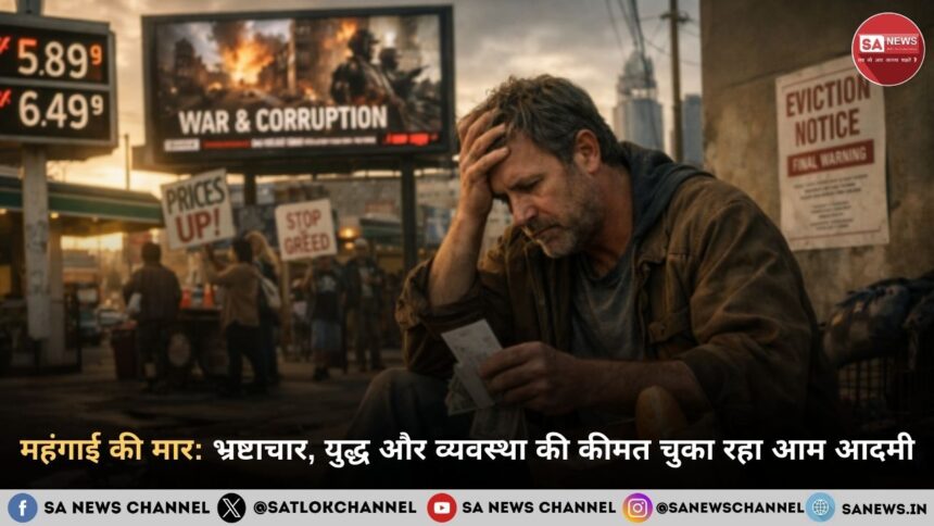 महंगाई की मार: भ्रष्टाचार, युद्ध और व्यवस्था की कीमत चुका रहा आम आदमी