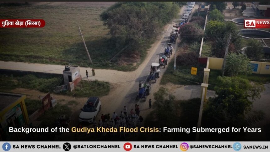 Background of the Gudiya Kheda Flood Crisis: Farming Submerged for Years