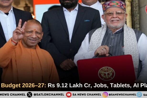 UP Budget 2026–27: Rs 9.12 Lakh Crore Outlay, 40 Lakh Tablets, AI Push