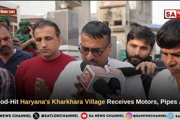 Flood-Hit Haryana's Kharkhara Village Receives Motors, Pipes Aid.jpg