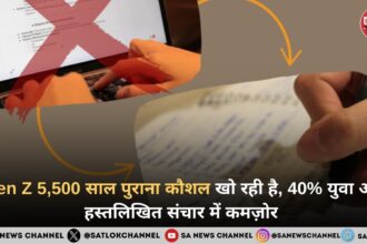 Gen Z 5,500 साल पुराना कौशल खो रही है, 40% युवा अब हस्तलिखित संचार में कमज़ोर