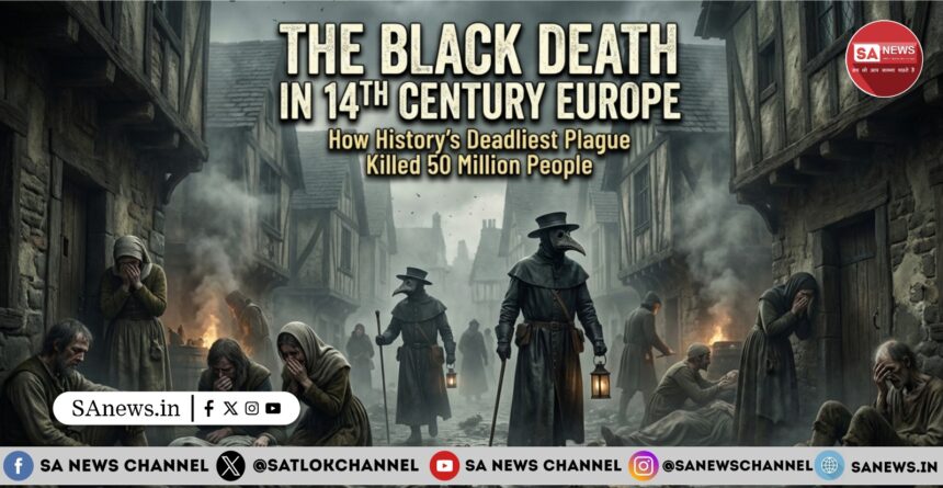 Black Death in 14th Century Europe 50 Million Dead