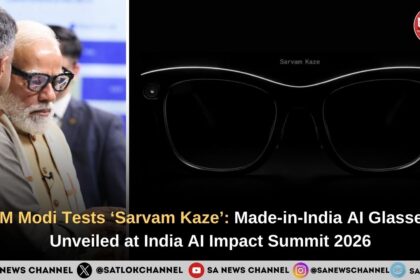 PM Modi Tests ‘Sarvam Kaze’ Made-in-India AI Glasses Unveiled at India AI Impact Summit 2026