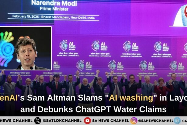 OpenAI’s Sam Altman Slams "AI washing" in Layoffs and Debunks ChatGPT Water Claims