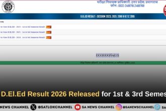 UP D.El.Ed Result 2026 Released for 1st & 3rd Semester