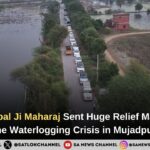 Sant Rampal Ji Maharaj Sent Huge Relief Material and Ended the Waterlogging Crisis in Mujadpur Village