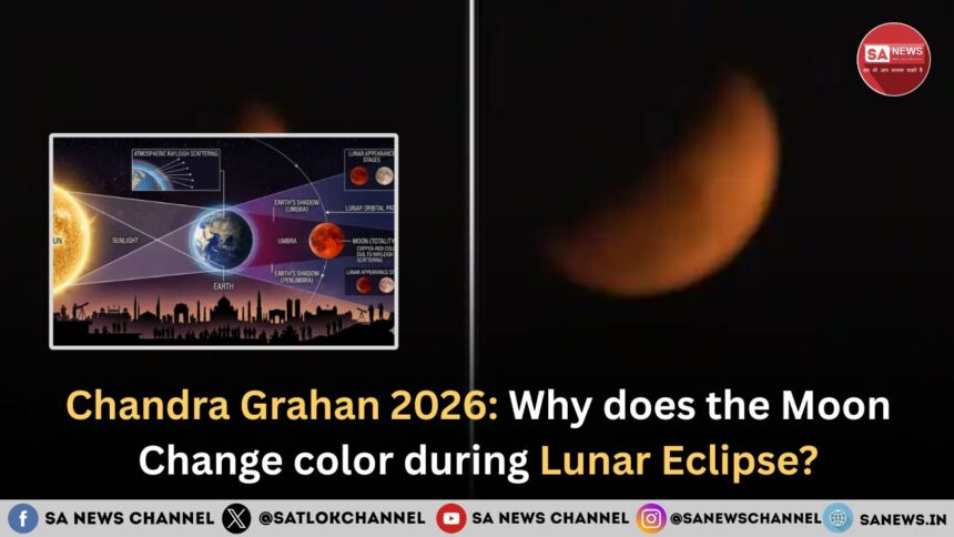 Chandra Grahan 2026 Why does the Moon Change color during Lunar Eclipse