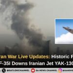 US-Israel-Iran War Live Updates Historic First Israeli F-35I Downs Iranian Jet YAK-130