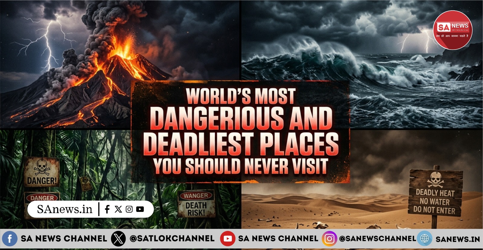 World's Most Dangerous and Deadliest Places on Earth