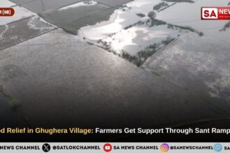 Flood Relief in Ghughera Village: Sant Rampal Ji Maharaj Helped Farmers Under Annpurna Muhim