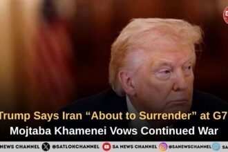 Trump Says Iran “About to Surrender” at G7; Mojtaba Khamenei Vows Continued War