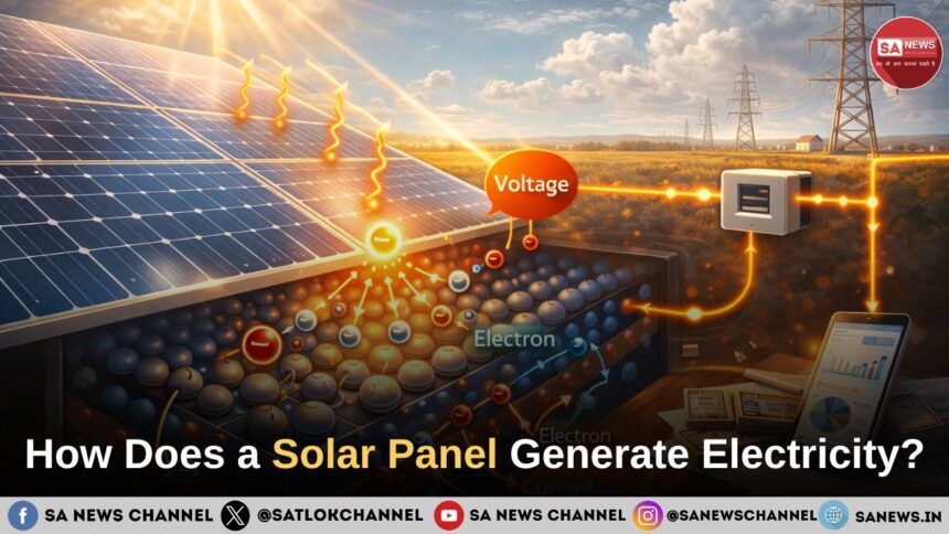 How Does a Solar Panel Generate Electricity?