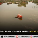 Flood Relief by Sant Rampal Ji Maharaj Reaches Kakroi Village in Sonipat