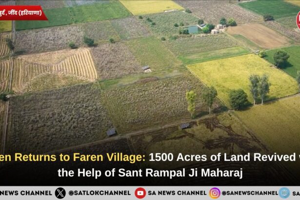 Green Returns to Faren Village: 1500 Acres of Land Revived with the Help of Sant Rampal Ji Maharaj