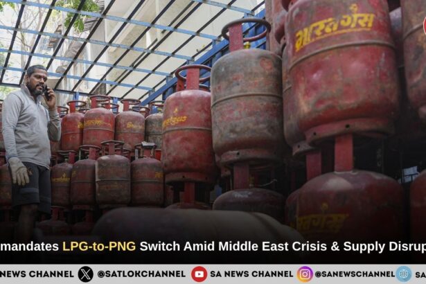India orders LPG-to-PNG shift in connected areas after Middle East crisis disrupts gas supply and exposes import dependence.