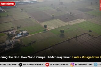 Reclaiming the Soil: How Sant Rampal Ji Maharaj Saved Ludas Village from Floods