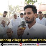 Bhoda Hoshnag village gets flood drainage relief