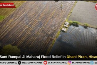 Sant Rampal Ji Maharaj Flood Relief in Dhani Piran, Hisar