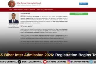 OFSS Bihar Inter Admission 2026 Registration Begins Today