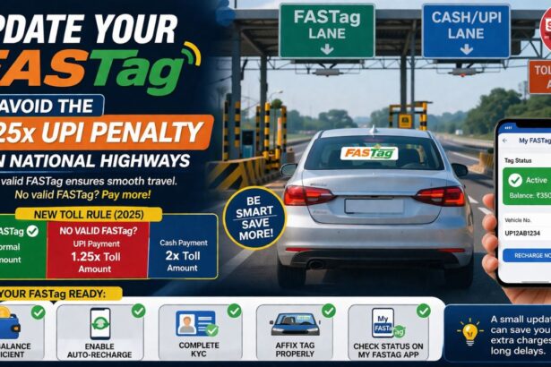 Update Your FASTag Now: Avoid the 1.25x UPI Toll Penalty on National Highways