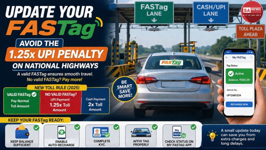 Update Your FASTag Now: Avoid the 1.25x UPI Toll Penalty on National Highways