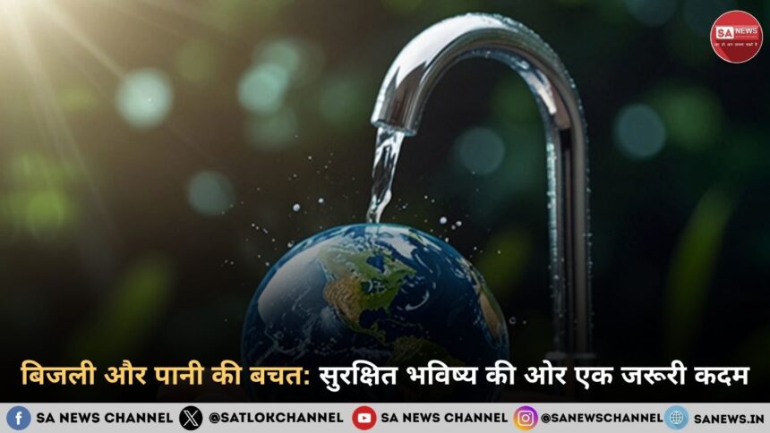 बिजली और पानी की बचत: सुरक्षित भविष्य की ओर एक जरूरी कदम