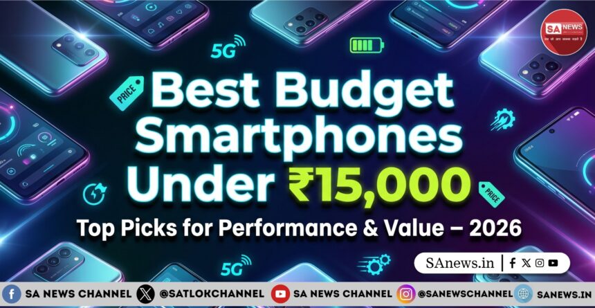 Best Budget Smartphones Under ₹15000 in 2026 Top 5 Value-for-Money Phones in India