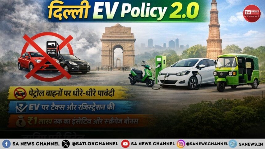 दिल्ली में प्रदूषण पर लगेगा लगाम, EV Policy 2.0 (2026–2030) का ड्राफ्ट जारी
