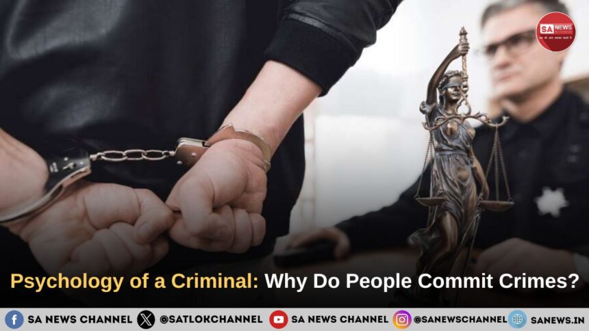 Psychology of a Criminal Why Do People Commit Crimes