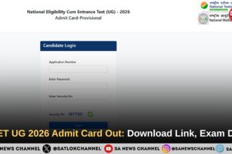 NEET UG 2026 Admit Card Released: Exam Date