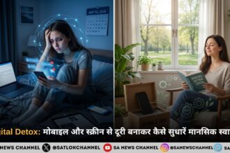 Digital Detox 2026: मोबाइल और स्क्रीन से दूरी बनाकर कैसे सुधारें मानसिक स्वास्थ्य