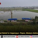Flood Relief in Hajampur: Pipes, Motors Delivered