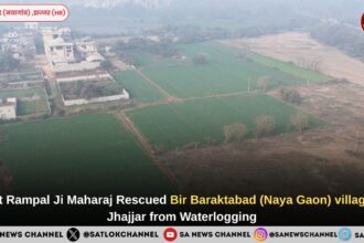 Sant Rampal Ji Maharaj Rescued Bir Baraktabad (Naya Gaon) village of Jhajjar from Waterlogging